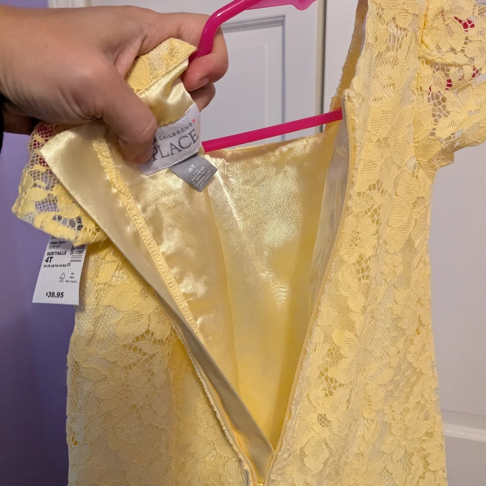 Children's Place Lace Toddler Girl Dress NWT